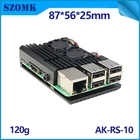 الصين أفضل غرفة التبريد للتوت PI 4 Argon 3B+ CASE 3D تبريد ألومنيوم مخصص مع Dual Zero RPI GPI Bundle Aluminium AK-RS-10 الصانع