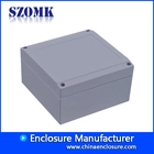 Китай Customized waterproof extruded die cast aluminium enclosure for electronic PCB board AK-AW-27 140*140*75 mm производителя