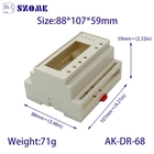 Cina Casella di progetto Din Rail Box Electronics Airosures AK-DR-68 produttore