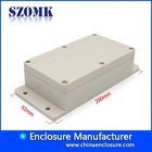 China IP65 plastic electronics waterproof enclosure for PCB design abs plastic instrument casing AK-B-7 200*92*46mm manufacturer