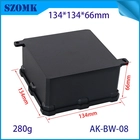 China IP68 PC Material V1 Kunststoff wasserdichtes Box Outdoor-Anschlussbox UV-Schutzgehäuse 134*134*66 mm AK-BW-08 Hersteller