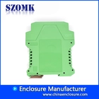 China New design din rail plc junction box terminal connectors AK-DR-49 115 X 100 X 22 mm manufacturer