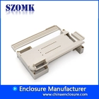 China OEM plastic electronic junction box din rail enclosure for pcb AK-P-19 168*115*40 mm manufacturer