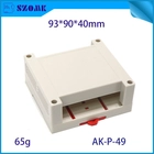 China Plastic DIN Rail Enclosure plc Projektbox AK-P-49 Hersteller