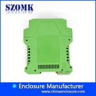 中国 SZOMK DIN导轨模块化电子仪表塑料外壳，适用于pcb供应商AK-DR-51 114 * 100 * 35mm 制造商