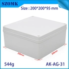 China Szomk Big Quadrat-Gehäuse IP66 Wasserdichte Anschlussdose AK-AG-31 200 * 200 * 95 mm Hersteller