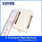 porcelana Nuevo diseño pequeño montado en la pared de plástico din rail industrial caja de control para servicio electrónico AK-P-28 80 * 62 * 29 mm fabricante