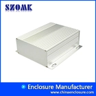 China brush anodizing aluminum extrusion profile housing enclosure fabricante