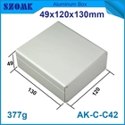 Китай high quality extruded aluminum enclosure for pcb AK-C-C42 49*120*130mm производителя