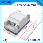 China hot selling industrial electronics din rail enclosure electronic supplies AK-DR-59 manufacturer