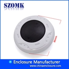 중국 round plastic sound collector enclosure monitoring pickup box walkie talkie box size 80*30mm 제조업체