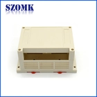 porcelana Abs de alta calidad szomk para electrónica carcasa de montaje en riel DIN de plástico AK-P-10 145 * 90 * 72 mm fabricante