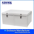 Cina szomk hinged waterproof weatherproof enclosure for outdoor 560*380*265mm AK-02-35-JK produttore