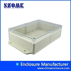 China SZOMK einzigartiges design kunststoff ip68 industriegehäuse stecker für elektronische mit klarsichtdeckel AK10020-A2 284 * 165 * 67 mm Hersteller