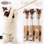 porcelana Juguete de palo de plumas de pelota de corcho de gato fabricante