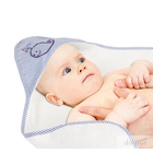 China 100% cotton baby hooded bath towels manufacturer