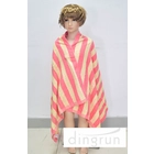 China 100% cotton luxury stripe bath towel for kids manufacturer
