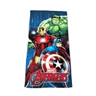 China Bath Towel Cartoon Children 100% cotton Reactive Print Disney Marvel Kids Beach Towel manufacturer