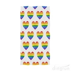China Homosexual Love Rainbow Hand Towels Gay Pride Bath Bathroom Shower Towels manufacturer