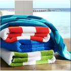 China Oversized 100% katoen goedkope gepersonaliseerde strandlaken fabrikant