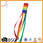 Kiina ammatillinen tehdas myynninedistämistarkoituksessa polyesteri korkealaatuinen rainbow windsock valmistaja