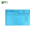 중국 BEST S-180A1 유지 보수 플랫폼 절연체 자기 보수 용 패드 납땜 용 실리콘 내열성 테이블 매트 제조업체