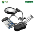 Cina BST-16126A Aiutando il morsetto a clip di terza mano LED Lente d'ingrandimento Supporto per saldatore Lente d'ingrandimento Saldatura Rilavorazione Strumenti di riparazione produttore