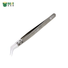 China BST- 73 MZ Anti-static ceramic and stainless steel tweezers of custom eyelash applicator tweezers eyebrow manufacturer
