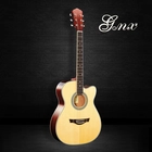 China Wholesale 41 Inches cutaway 6 Strings Handmade Professional Acoustic Guitar manufacturer