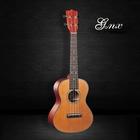 An tSín Mahogany Soprano Bundle Ukulele le Gig mála, Austin Bazaar teagaisc déantóir