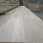 China Vendas diretas da fábrica na China Paulownia /Pine/Poplar Painéis de madeira maciça Placa de junta de dedo Placa colada com borda fabricante