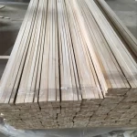 China China Paulownia Tiras de chanfro para fabricante de construção de formas de concreto 3/4