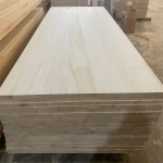 China bleach white color paulownia edge glued panels for coffin usage manufacturer