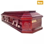 China China Funeral European Style Wooden Coffin with Good Prices Supplier manufacturer
