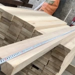 China Wooden Blinds Fittings Factory Direct Supplied High Quality Solid Paulownia Wood 50mm Slats on sale manufacturer