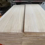China solid paulownia board  wood timber production of  wood panels and slats manufacturer
