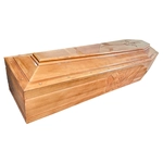 China Factory Price European Style Funeral Wooden Coffins Funeral Equipment and Wooden Adult Ash Boxes manufacturer