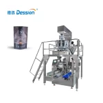 China Fully Automatic Gummy Bears Candy Packing Machine Rotary Premade Bag Nuts Fry Fruit Doy Packaging Machine manufacturer