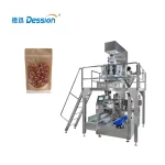 Китай Автоматическая машина для упаковки кофейных зерен в зернах, сахар, орехи, гранулы, пакет на молнии, готовый пакет, упаковочная машина для стоячего пакета производителя