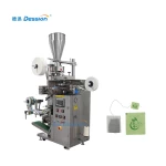 China Full automatic three sides sealing sachet tea leaf and small bag fruit tea packing machine price manufacturer