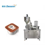 China 10-station ketchup turntable canning line - 30㎡ workshop space-saving solution manufacturer