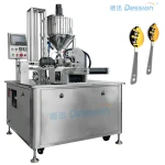 China Een must-have voor honingproductiebedrijven: nieuwe productaanbeveling van turntable lepel vulmachine fabrikant