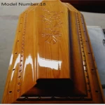 Cina Funeral Solid Wooden Coffin Wood Casket produttore