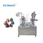 الصين Automatic Capsules Nespresso K-cup Filling Sealing Rotary Instant Coffee Powder Packing Machine الصانع
