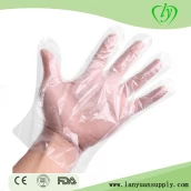 porcelana Guante de plástico desechable de guantes de PE de fábrica fabricante