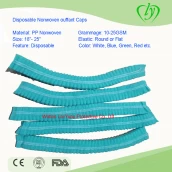 China Fabrikvlies-Kappe mit doppeltem elastischem Clip Hersteller