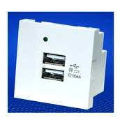 China USB-Lademodule mit zwei Anschlüssen USB-Lademodul 50x50mm 5V 2.1A Hersteller