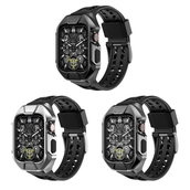 China CBIW539 Men Luxury Watch Silicone Strap With Case For Apple Watch Series 8 7 6 5 4 Band 44mm 45mm manufacturer