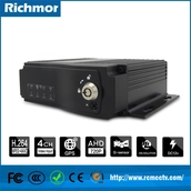 China Richmor vehicle surveillance solution high quality 3G 4G GPS WIFI G-sensor CMSV6 4 channel hdd mdvr mobile DVR fabricante