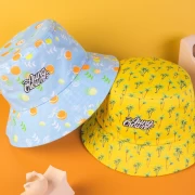 logotipo de bordado aungcrown toda la impresión de sombreros de cubo de verano personalización